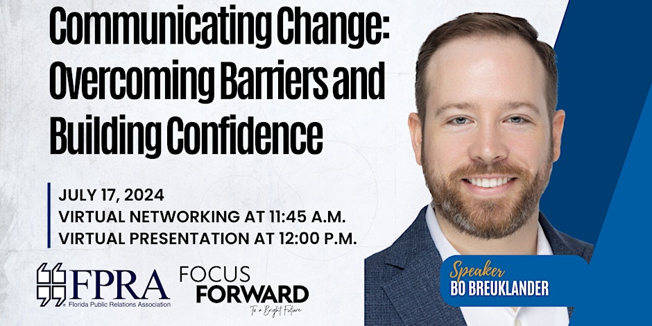 Lake County Chapter presents Communicating Change-Overcoming Barriers and Building Confidence